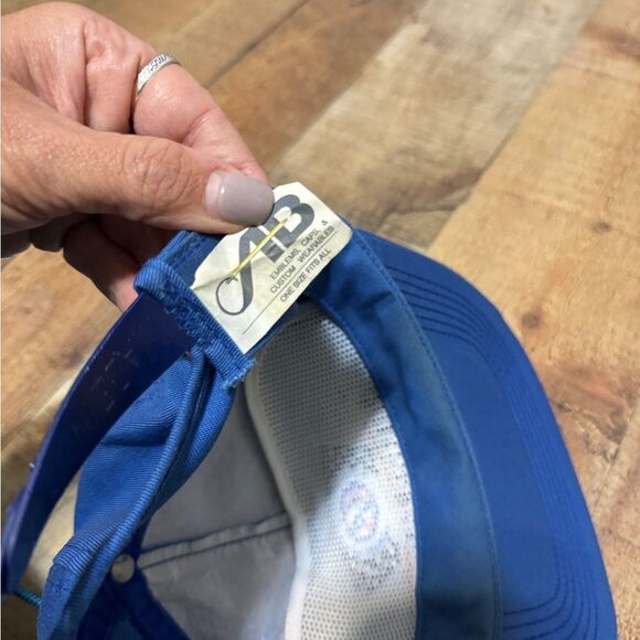 Rare Vintage Maxwell House NASCAR Racing Team Snapback Hat Cap 90s Coffee Blue - Picture 7 of 10